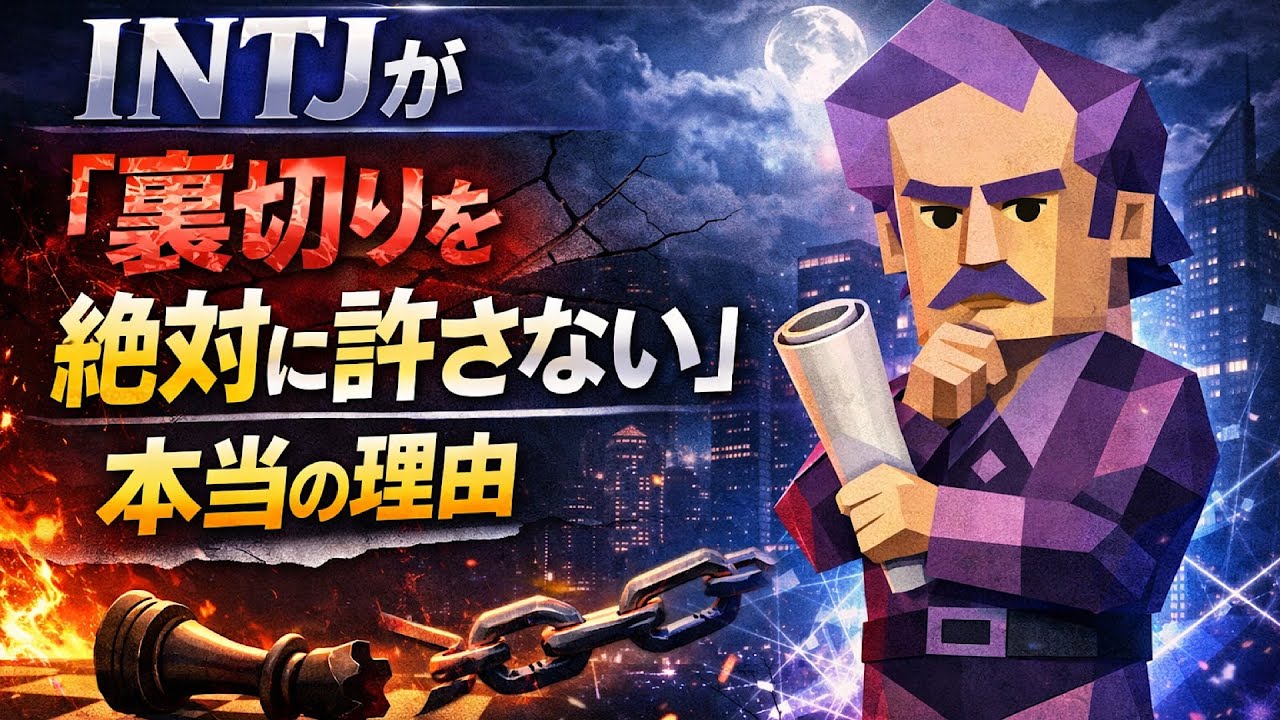 INTJが「裏切りを絶対に許さない」本当の理由｜沈黙の裏にある感情と論理 #mbti診断 #性格診断 #建築家