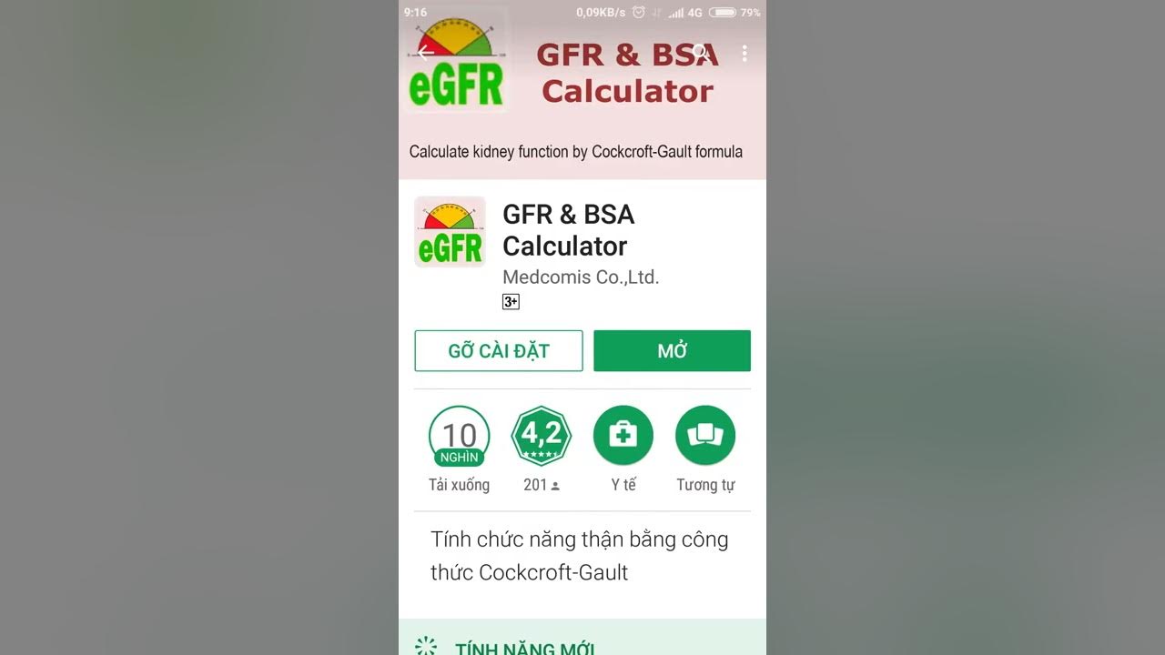 GFR & BSA Calculator YouTube