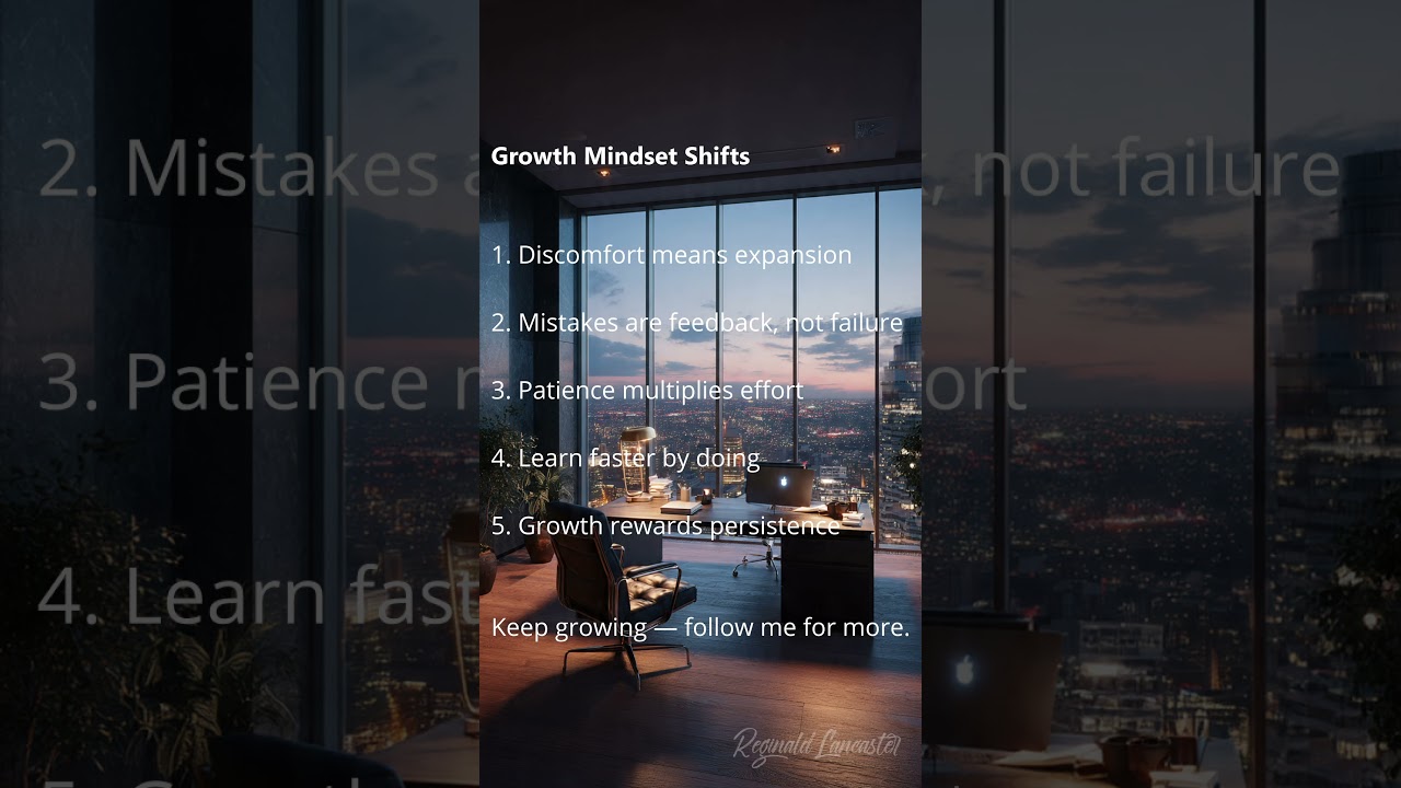 Growth Mindset Shifts 