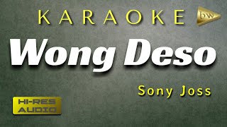 Download lagu Karaoke Wong Ndeso Sony Joss... mp3
