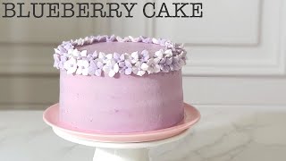 프로스팅이 짱~! 블루베리 케이크 /Blueberry Cake with Cream Cheese frosting