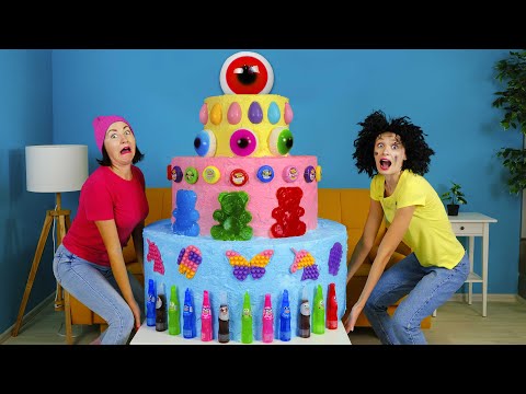 Video: Giant Cookie Jelly Cake