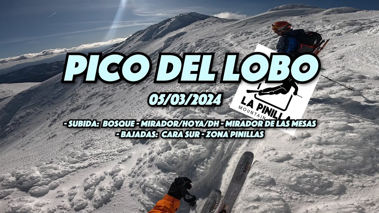 SKIMO EN EL PICO DEL LOBO | Esquí de montaña entre Segovia y Guadalajara | 05/03/2024 | La Pinilla