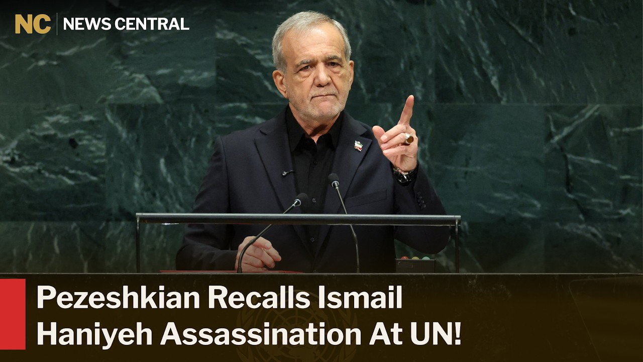 Pezeshkian Highlights Israel's Hypocrisy & Crimes while Recalling Haniyeh's Assassination | AC1Z