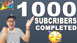 Reached 1000 Subscribers Milestone | Thank you for the love ❤