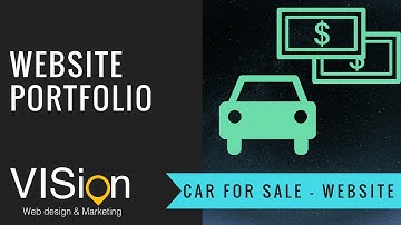 Website Portfolio - Car for Sale - WIX web design