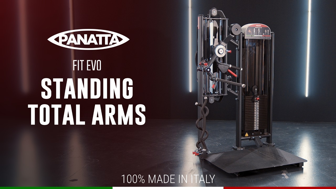 Panatta Standing Total Arms: the only standing machine that trains both biceps and triceps!