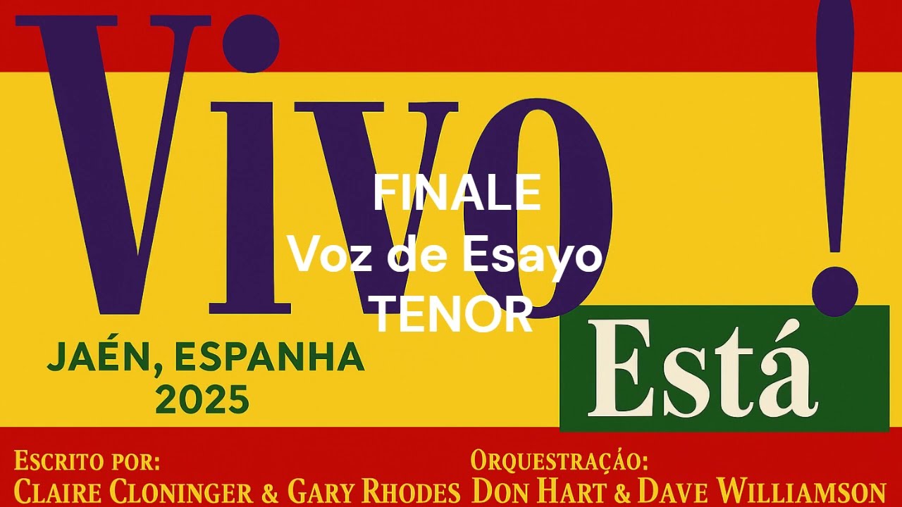 TENOR - CANCIONES 9, 10 e 11  - CANTATA 