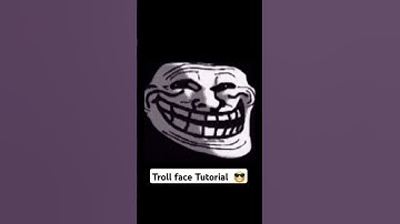 Tutorial Troll Face 🤣 #Shorts #viral #trollface #meme #trend #troll #tutorial #short