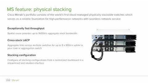 Express Networking - Meraki MS - Video