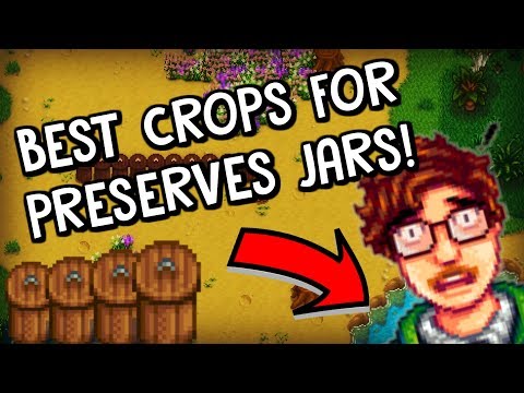 BEST CROPS TO USE IN PRESERVES JARS? - Stardew Valley (Preserves Jar Guide)