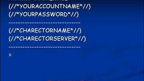 How to Hack A Wow account