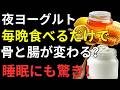 【健康長寿】夜に食べるヨーグルトがすごい！骨・腸・睡眠を守る正しい食べ方と選び方を徹底解説