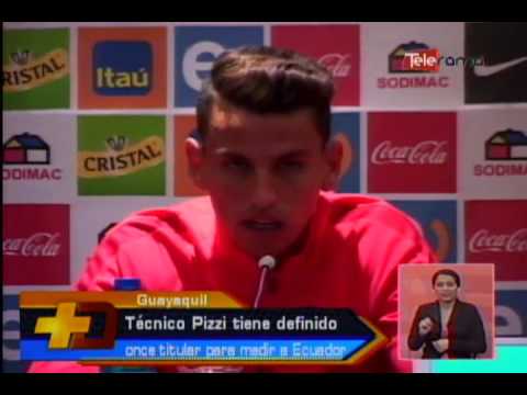 Técnico Pizzi tiene definido once titular para medir a Ecuador