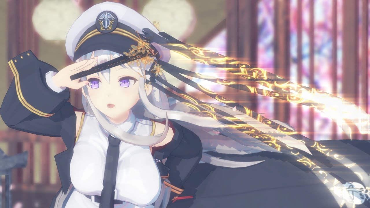 【MMDアズレン】『極楽浄土(三味線ver) / Gokuraku Jodo』 by エンタープライズ【1440p】