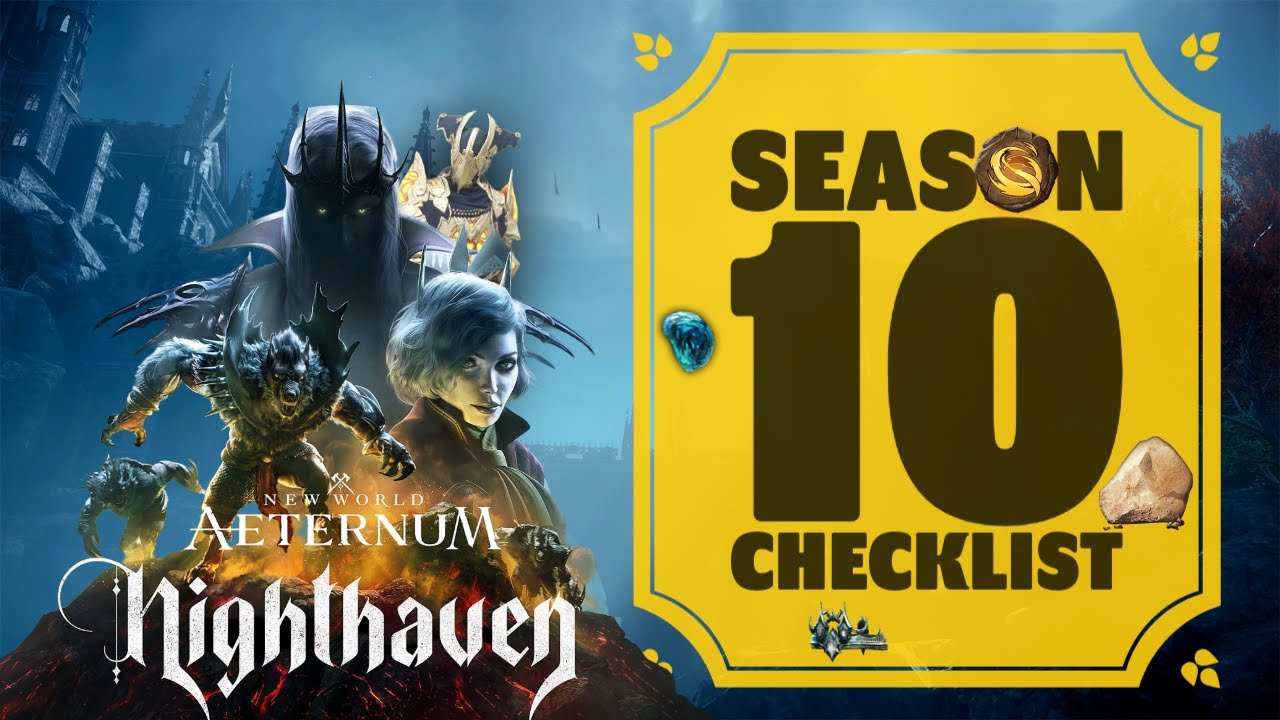 Готовьтесь к первому дню!!! Контрольный список 10-го сезона | New World: Aeternum