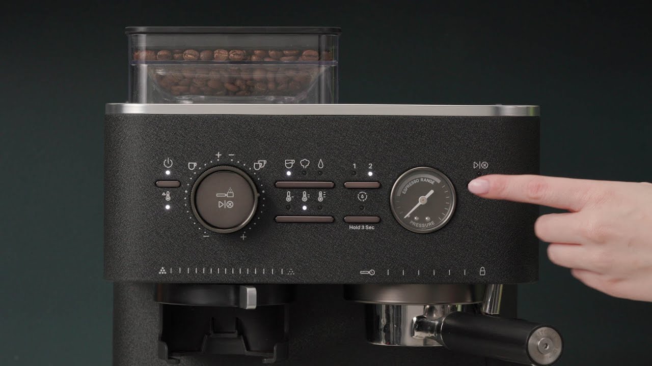 KitchenAid halfautomatische espressomachine met koffiemolen: je nieuwe machine gebruiken