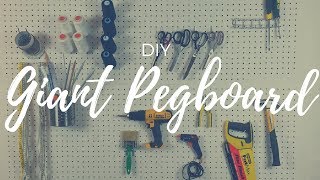 DIY GIANT PEGBOARD!!!