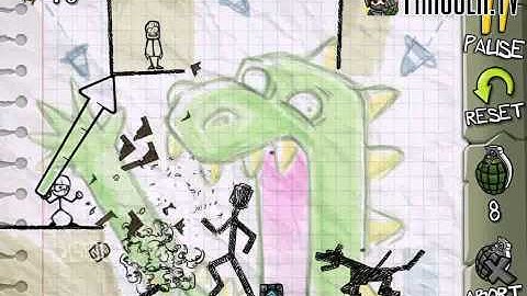 Fragger Stick Man Level 22 Walkthrough