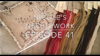 Nicoles Needlework: Episode/FlossTube 41 - Snowed in Bonus Episode!  SANQ Flip Through and WIPs @nicolesneedlework
