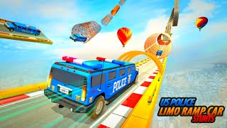 Us Police Limo Ramp Car Stunts: Police Car Games || Gameplay - iOS & Android #1 screenshot 5