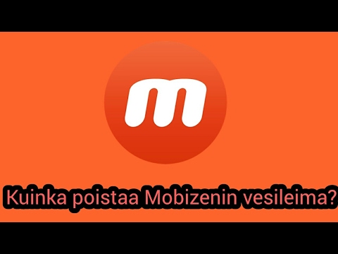 Kuinka poistaa Mobizenin vesileima?