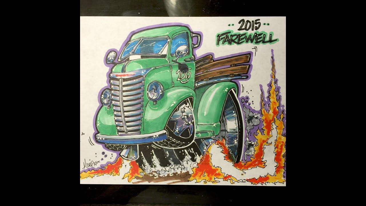 How to draw a Chevy Truck COE - Timelapse - YouTube How to draw a Chevy Truck COE - Timelapse - YouTube
