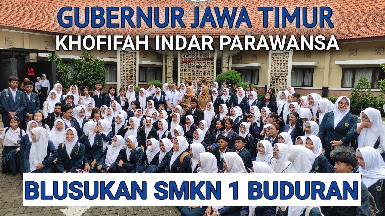 Gubernur Jatim Khofifah Apresiasi SMKN 1 Buduran, Lulusan Dilirik Dunia Industri