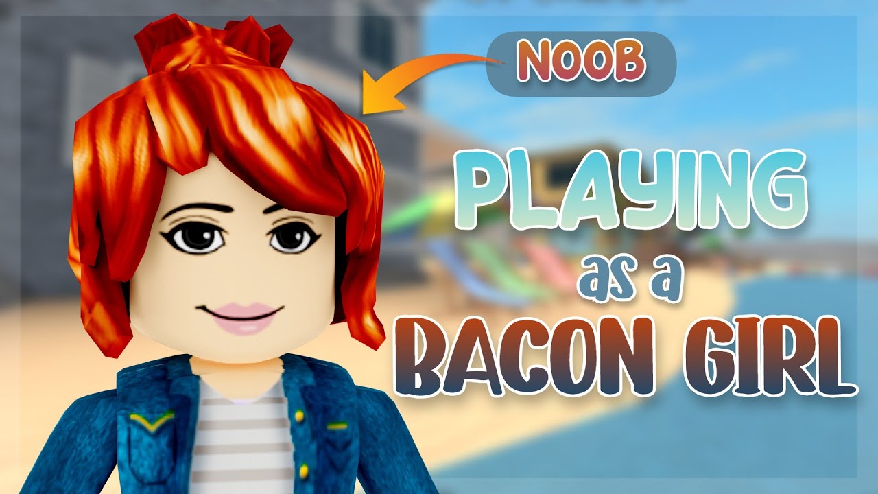 ROBLOX bacon hair girl noob