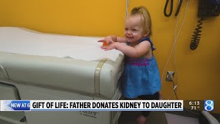 'Small sacrifice': West Michigan dad gives 2-year-old a kidney