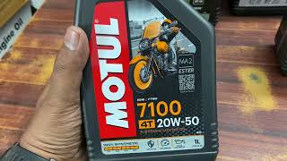 Motul 7100 20w50 Fully Synthetic Engine Oil Review With Price In 2023 #motul7100