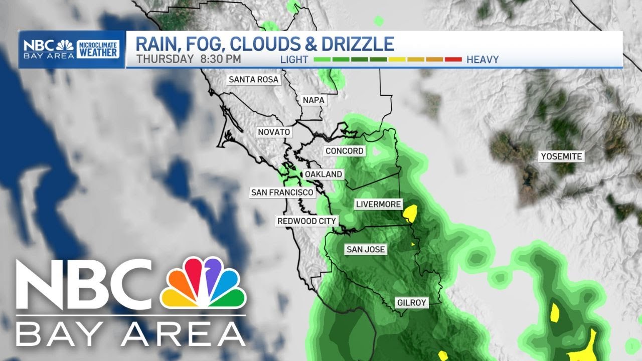 Bay Area forecast: Bay Area thunderstorm chances - YouTube