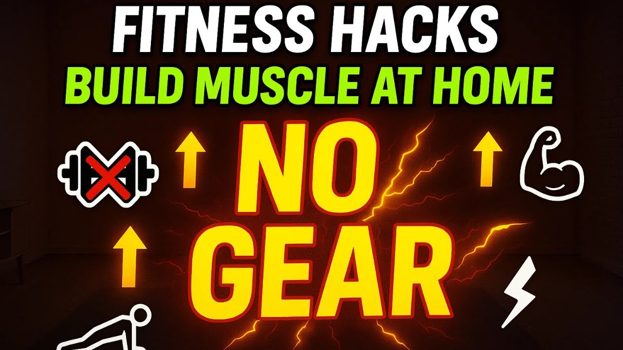 5 Fitness Hacks to Build Muscle at Home - YouTube