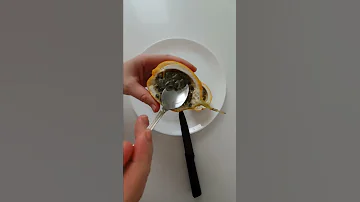 Как есть гранадилла Passiflora ligularis