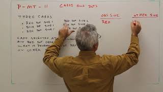 Prob 11.4--Conditional Probability With Cards and Dots