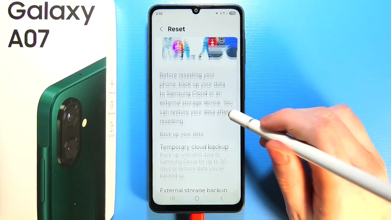 Samsung Galaxy A07: How to Reset Default Accessibility