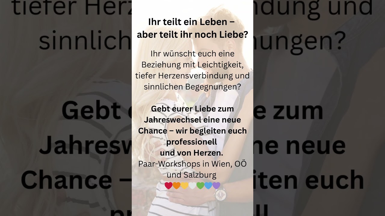 Ihr teilt ein Leben - aber teilt ihr noch Liebe? 