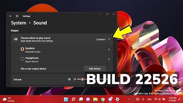 New Windows 11 Build 22526 – Audio Improvements, Faster Search Menu & Fixes (Dev Channel)