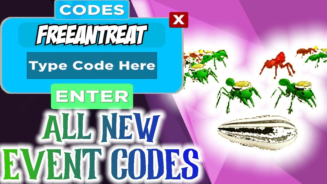 ALL NEW SECRET UPDATE CODES Roblox Ant Colony Simulator Codes YouTube