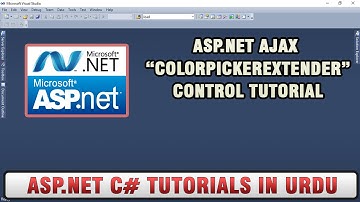 ASP.NET AJAX Tutorial In Urdu - Ajax ColorPickerExtender Control Tutorial