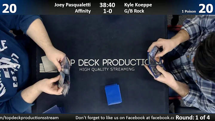 Modern 1/31/17 Joey Pasqualetti (Affinity) vs. Kyl...