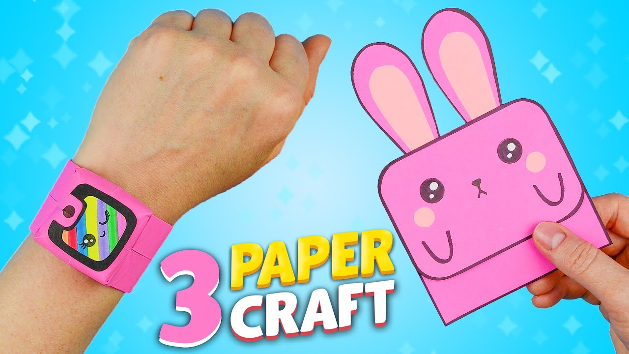3 Easy paper craft ideas | Paper crafts tutorial | Paper DIY - YouTube