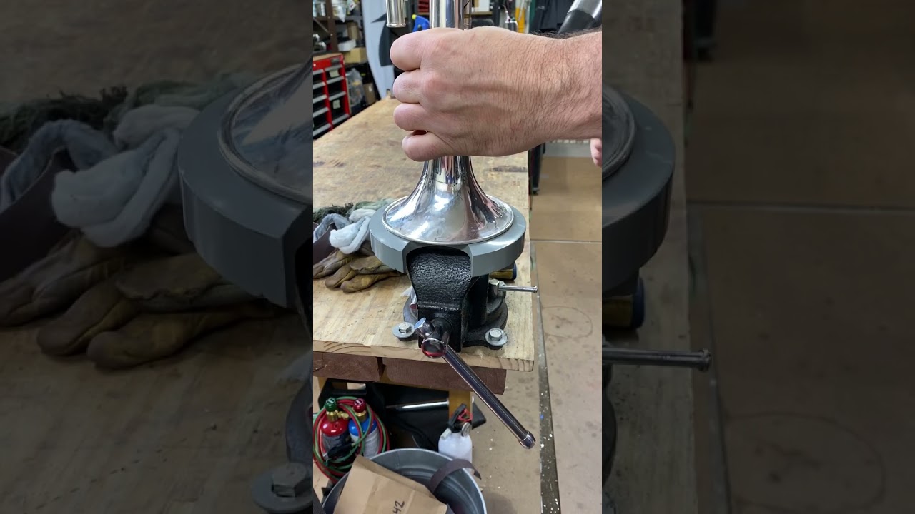 Trumpet Bell Flare Repair band instrument repair Wes Lee Music Repair