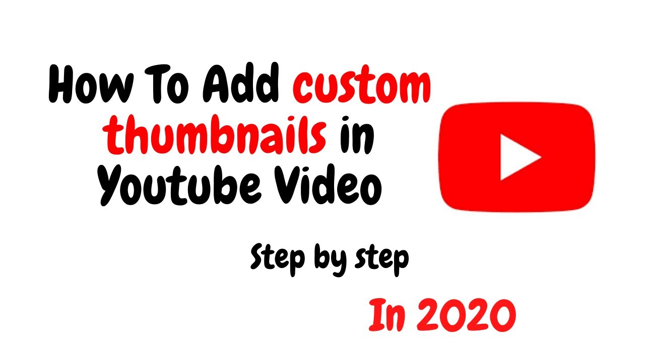 How to Add Custom Thumbnails in Youtube Video || Easy and simple ...