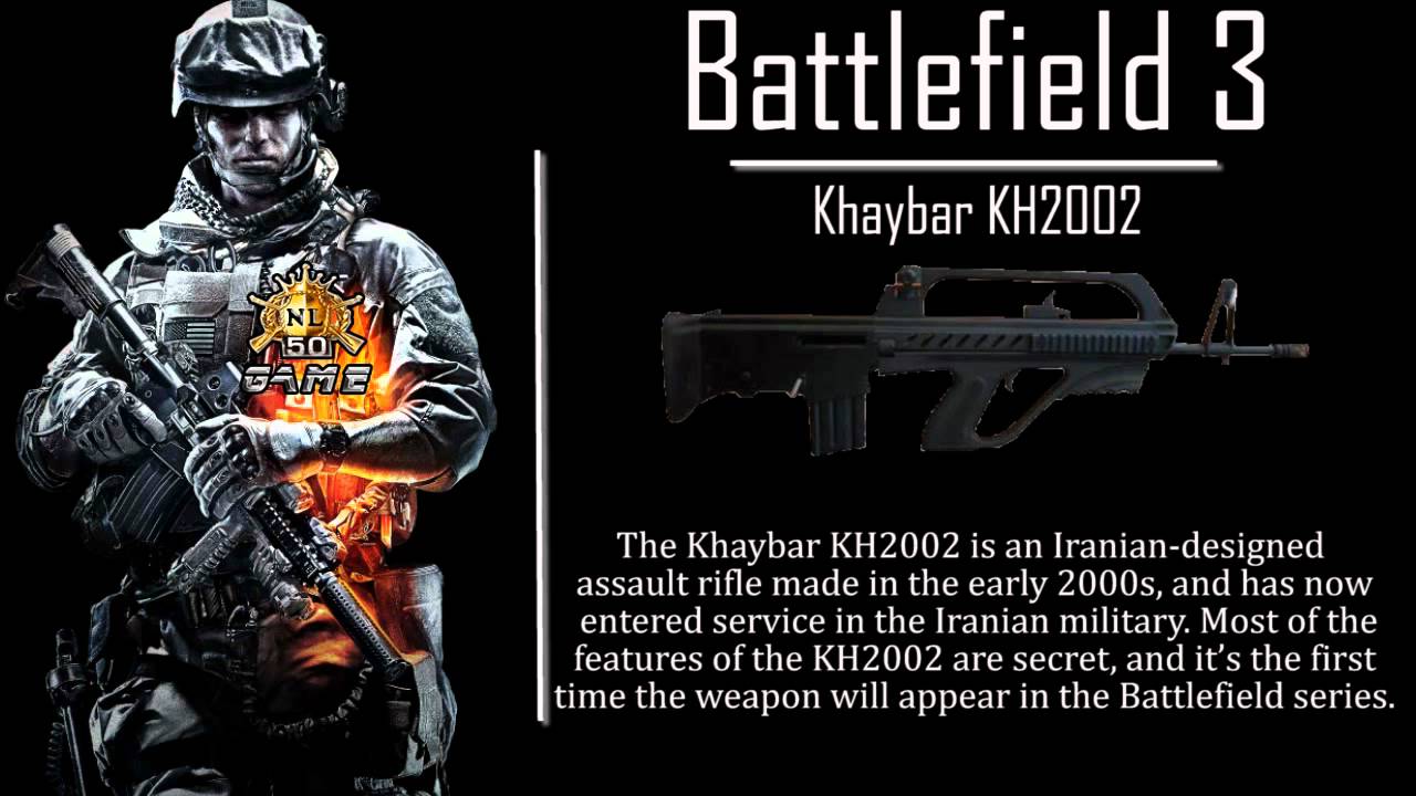 Battlefield 3 - weapons type (Assault Rifles) - YouTube