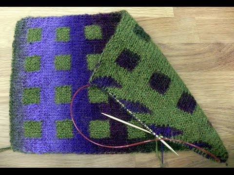 dvojité reverzní pletení, 2. díl – Double Knitting reversible