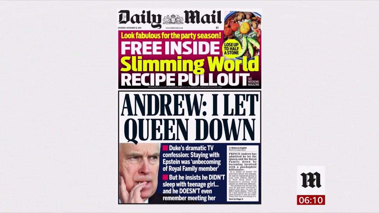 Prince Andrew Finally Speaks About Jeffrey Epstein Uk Usa Bbc News 16th November 2019 Youtube