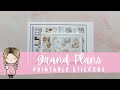 Grand Plans Printable Kits