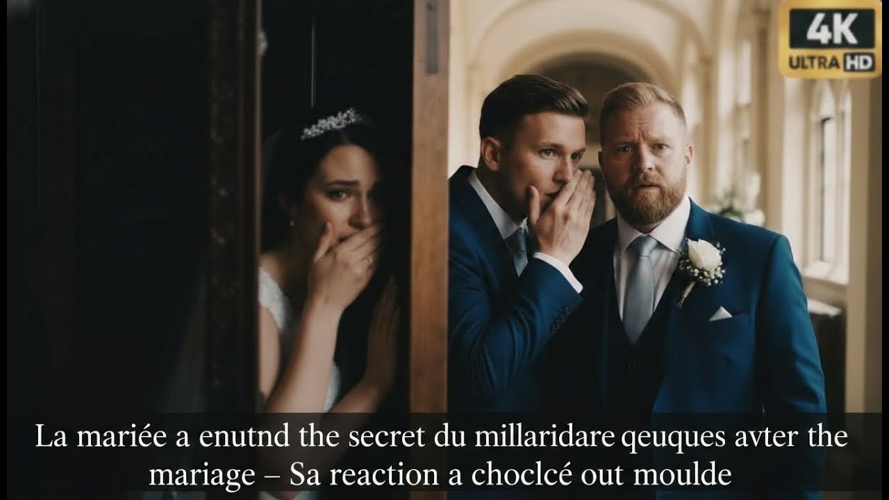 La Mariée a Entendu le Secret du Milliardaire à Quelques Minutes du Mariage  Sa Réaction a Boulevers