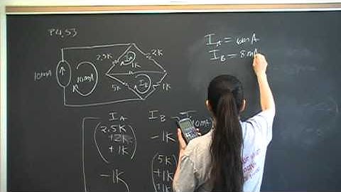 Node Voltage Vs Mesh Method P4.53 Nilsson Riedel Electric Circuits 9E Solution
